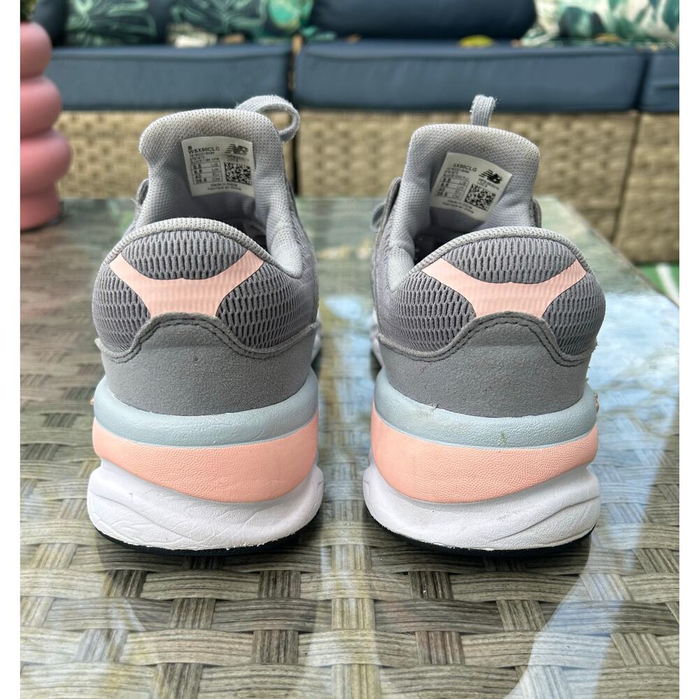 New Balance X90 Gray Peach Running Sneakers Women’s Size 8.5 - Picture 2 of 8